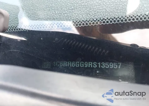 2024 Ram 1500 Classic Slt 4X2 6'4 Box из США, поврежденный, VIN 1C6RR6GG9RS135957